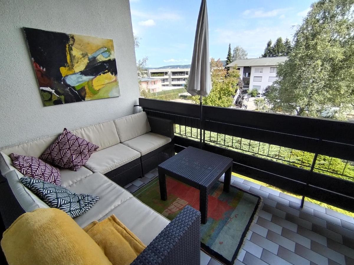 菲拉赫Waldeslust Warmbad Mit Balkon Und Privatem Parkplatz公寓 外观 照片