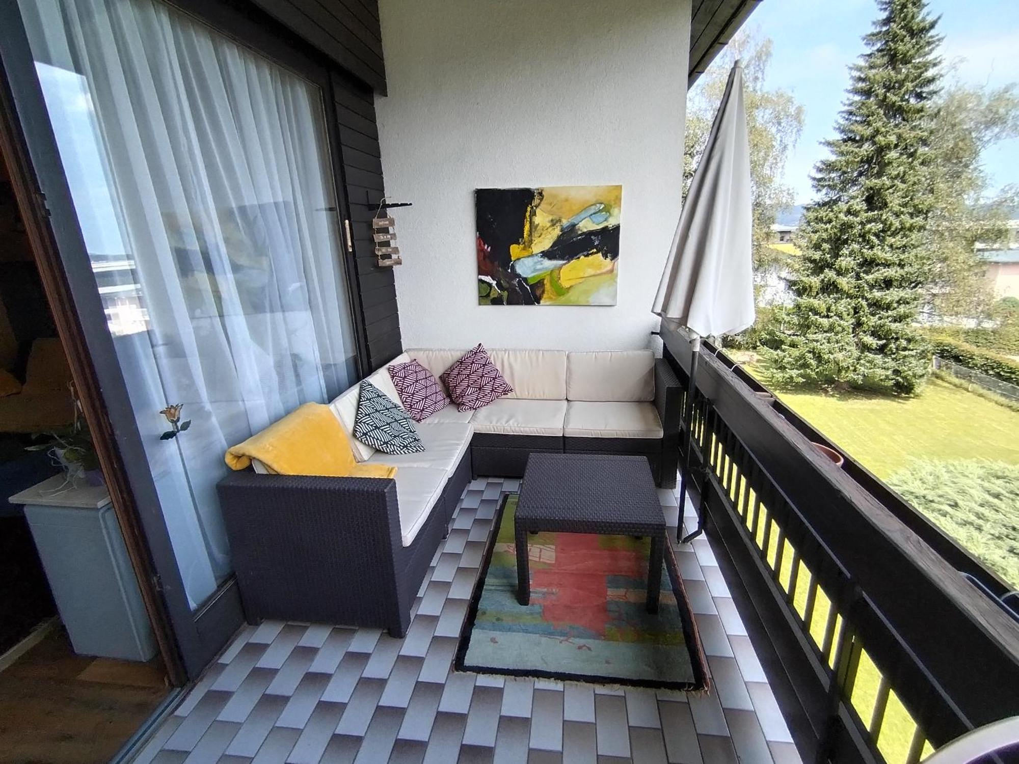 菲拉赫Waldeslust Warmbad Mit Balkon Und Privatem Parkplatz公寓 外观 照片